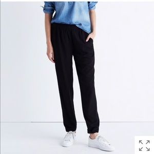 Madewell Track Trouser Black